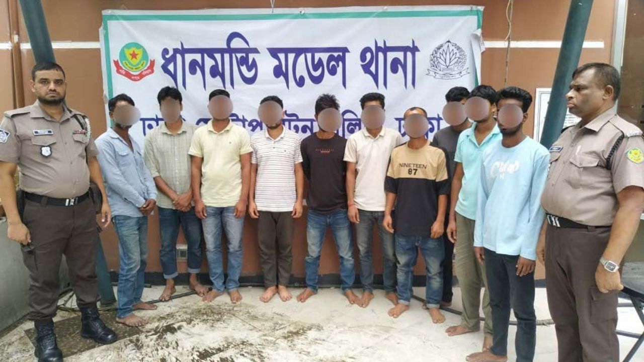 10 AL men arrested in Dhanmondi over procession plans