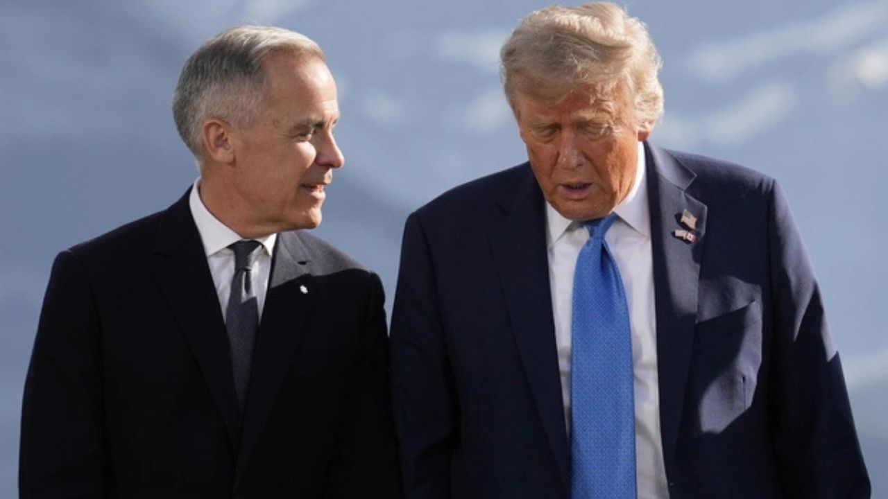 US slaps 50% tariffs on Canadian imports Carney and Trump