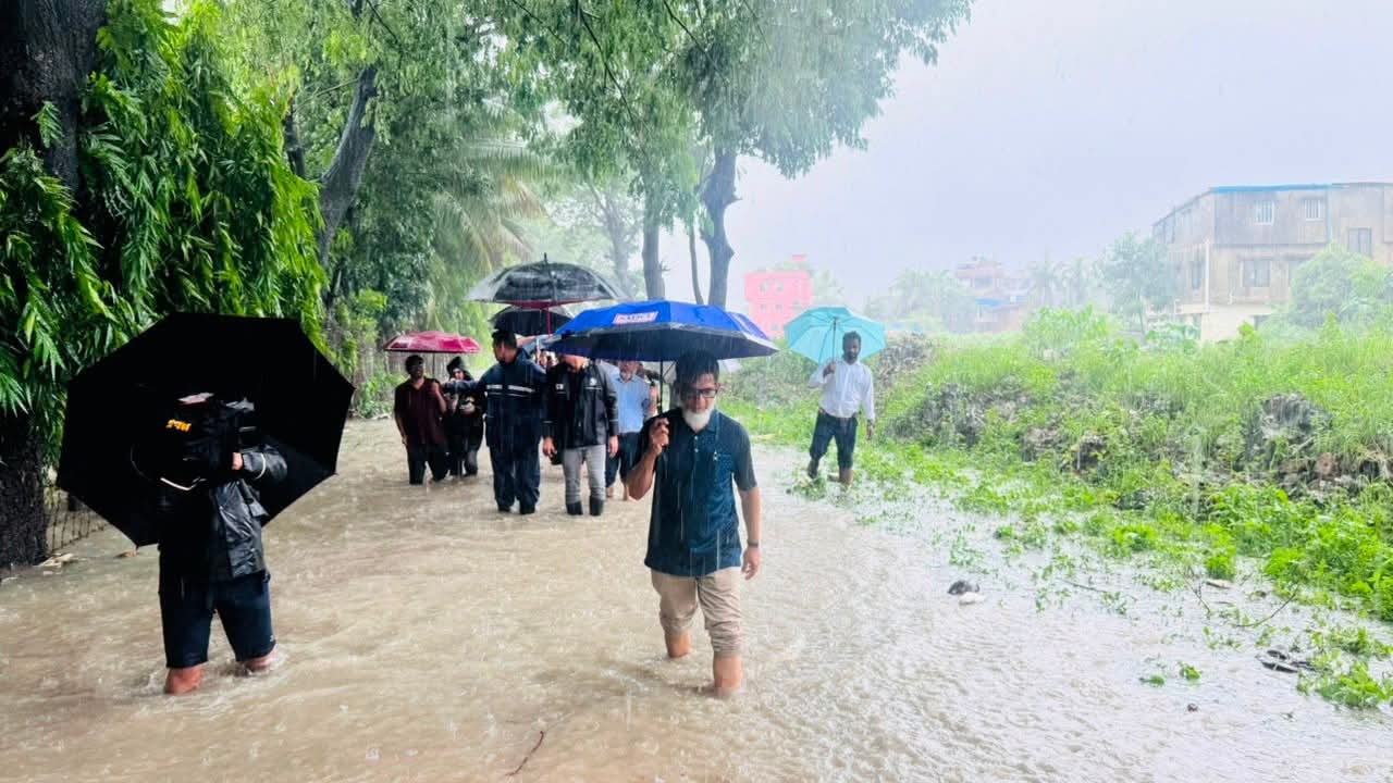 Ctg railway inundated