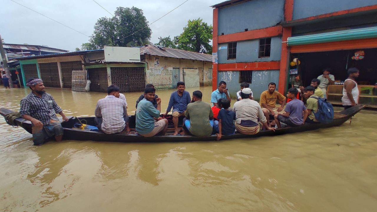 Humanitarian crisis floods
