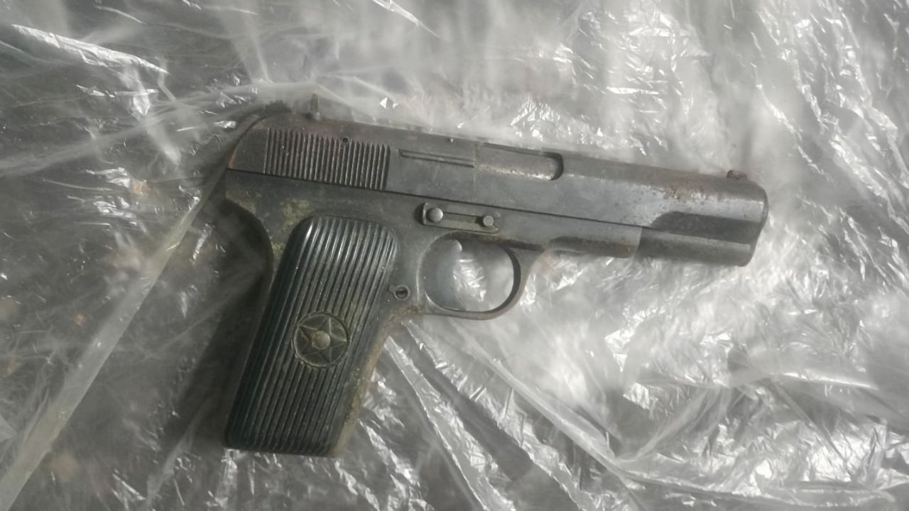 Foreign-made pistol recovered from Chawkbazar
