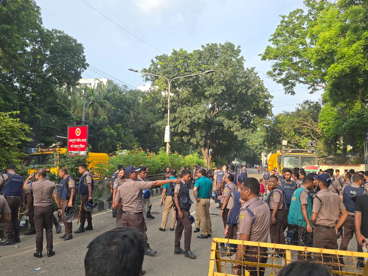 HSC students lift blockade
