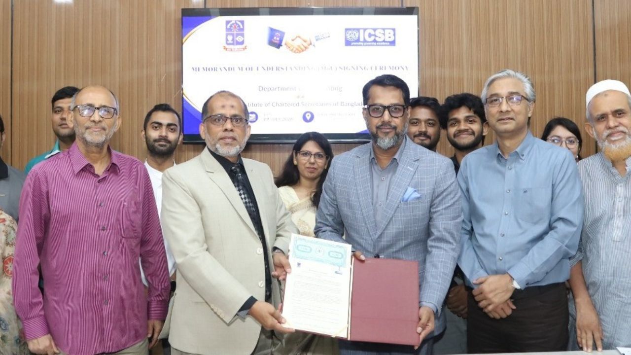 ICSB, DU sign pact to strengthen professional education ICSB