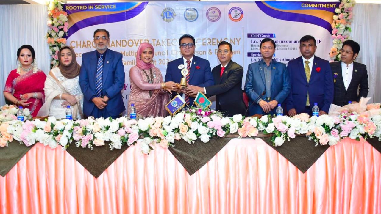 Salma Adil takes charge of Chittagong Dynamic City Lions Club Lions Club