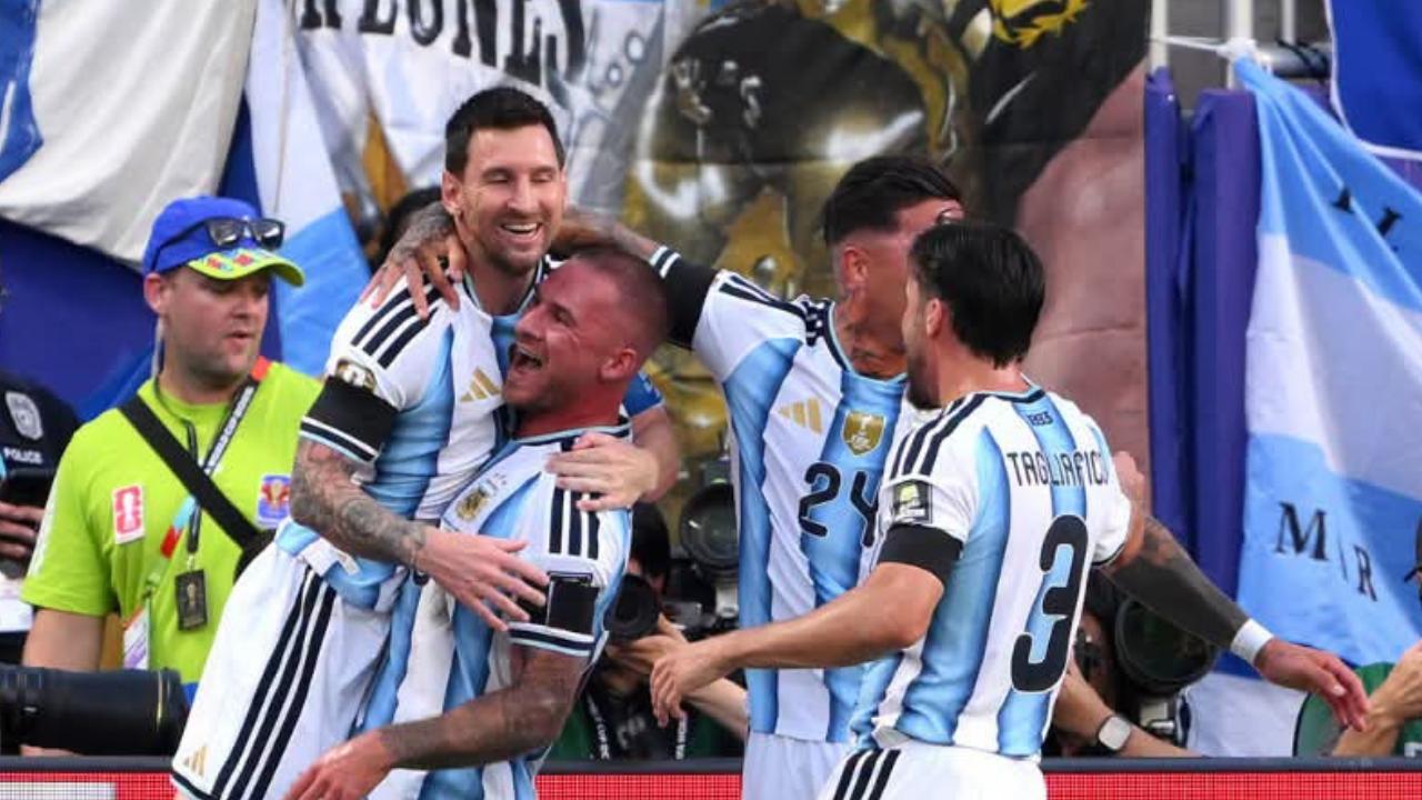 Messi sets assist record as Argentina lead Switzerland 1-0 at half-time