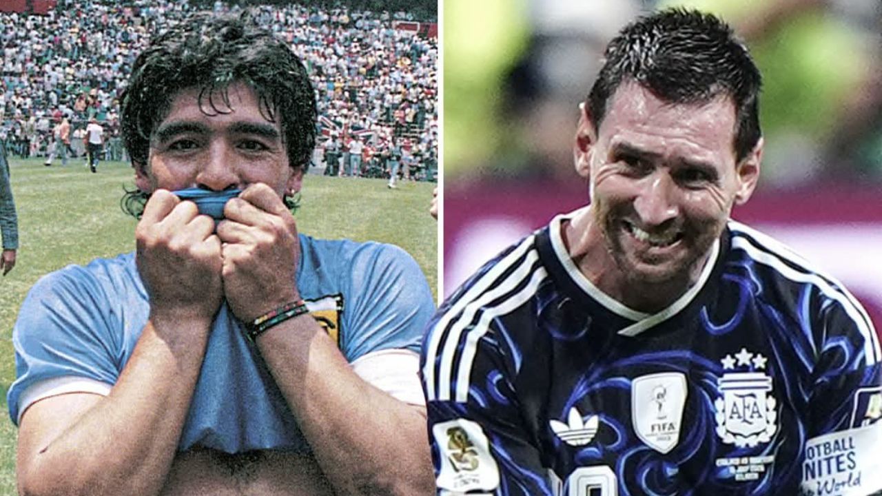 Messi pays emotional tribute to Maradona after defeating England