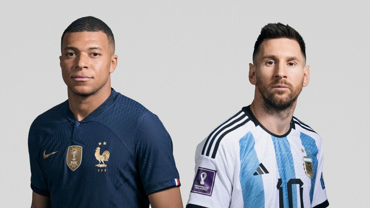 Messi Mbappe