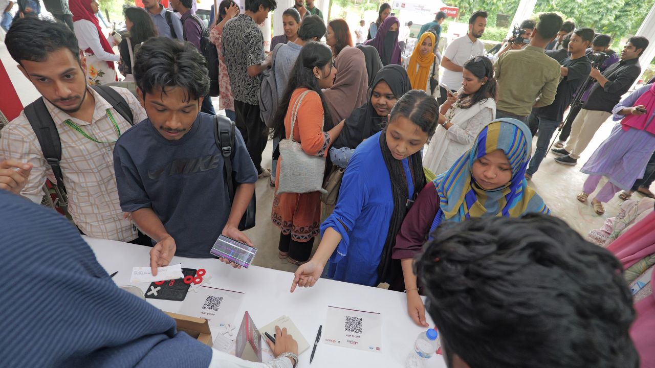 Five CU students secure jobs at Nagad career fest Nagad