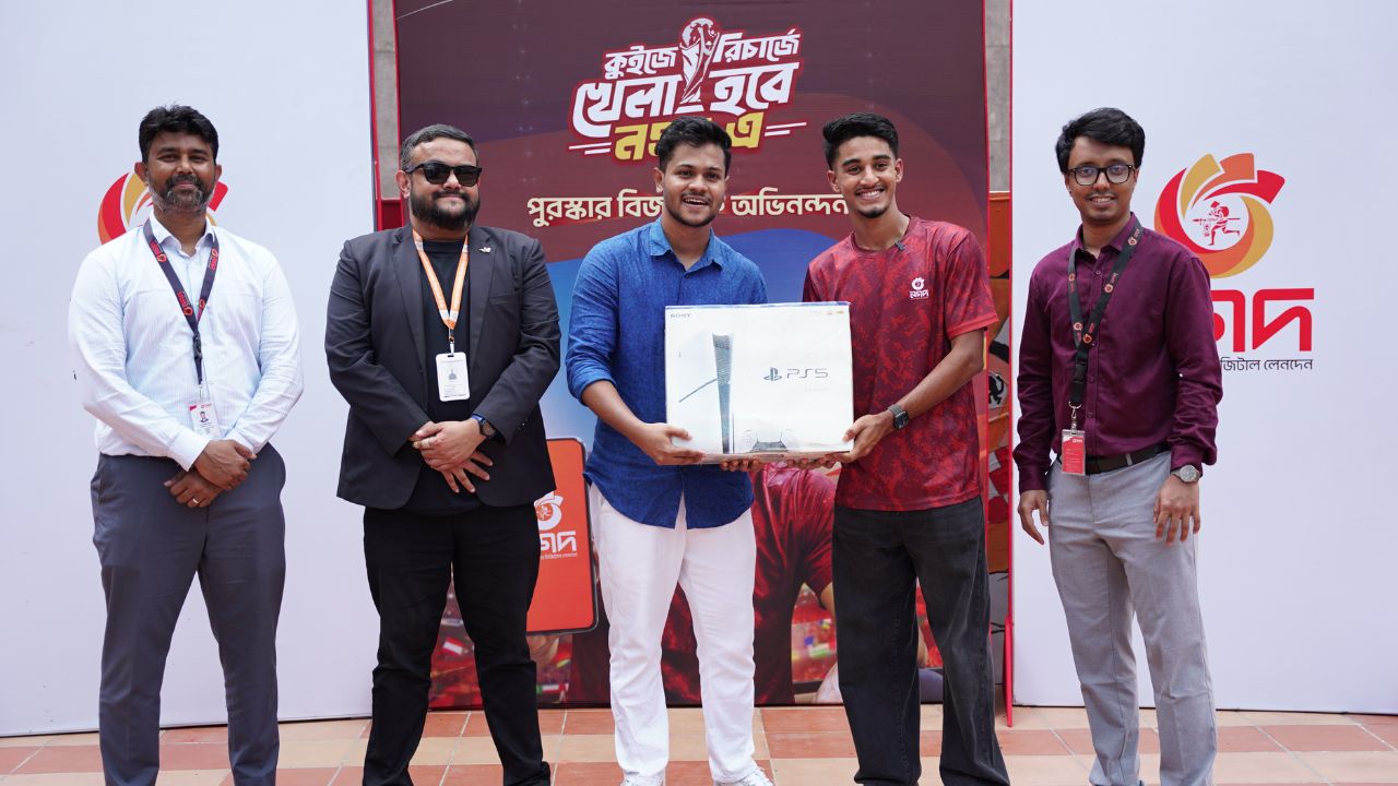 Nagad brings world cup fever to IUB with Shekh Morsalin Nagad IUB Shekh Morsalin