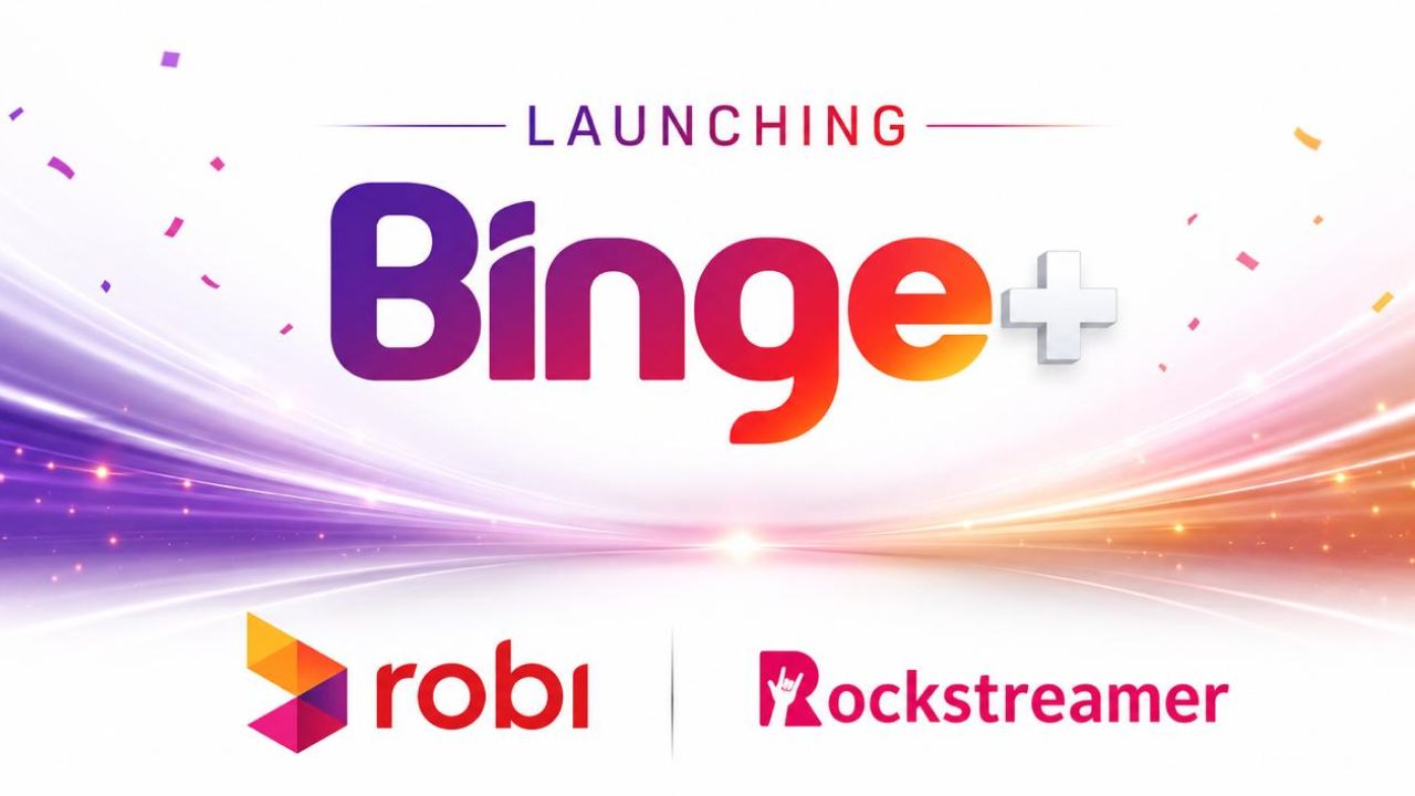Rockstreamer, Robi Axiata partner to launch Binge+ Robi Axiata Rockstreamer Binge+ Launch