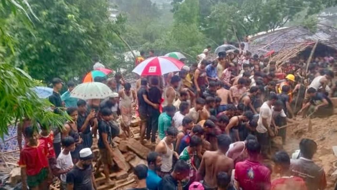 Landslide kills five Rohingya students in Ukhiya camp