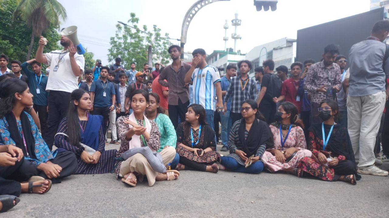 Science Lab protest