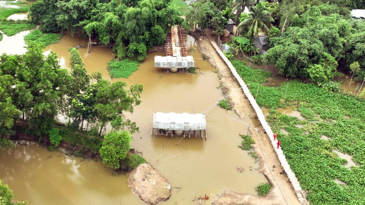 Sherpur bridge unfinished despite deadline extension