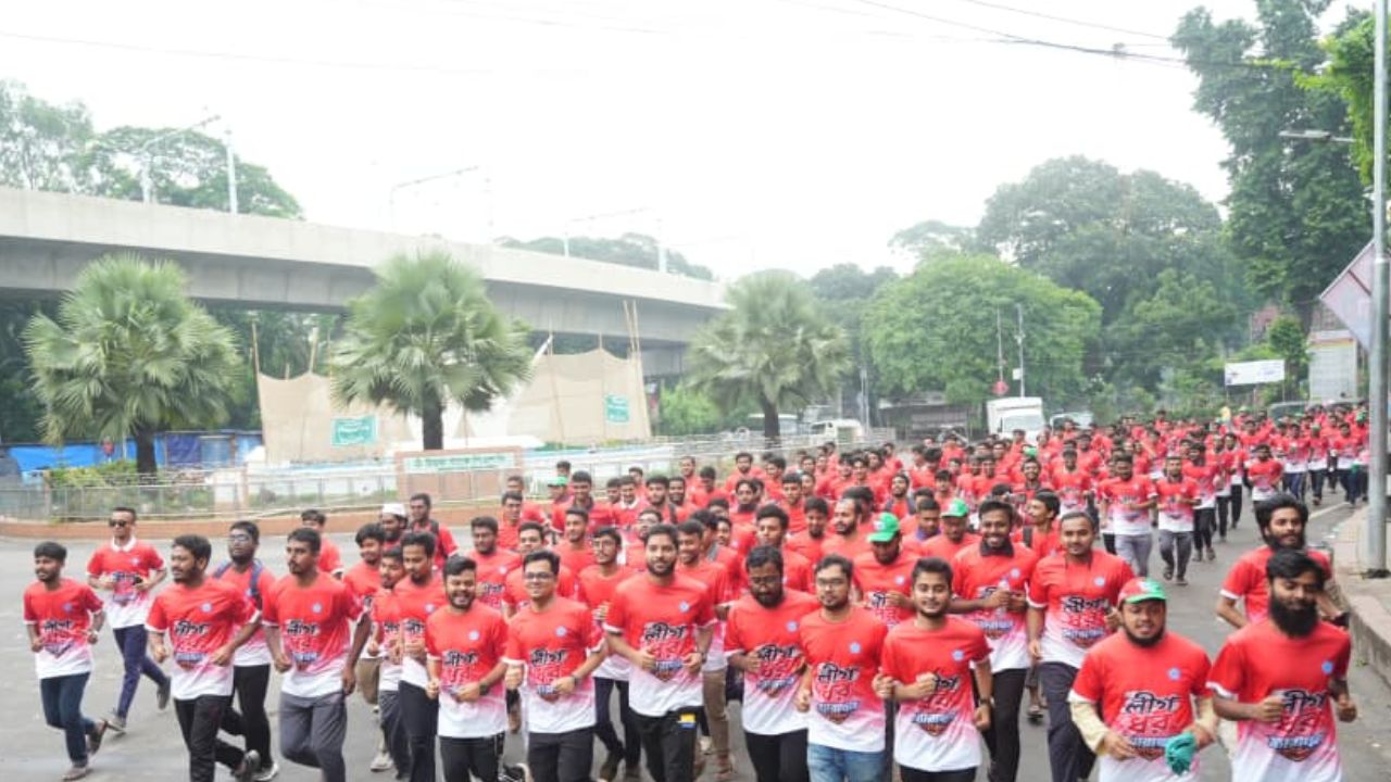 Shibir organises ‘League Dhor’ marathon at DU Shibir League Dhor marathon