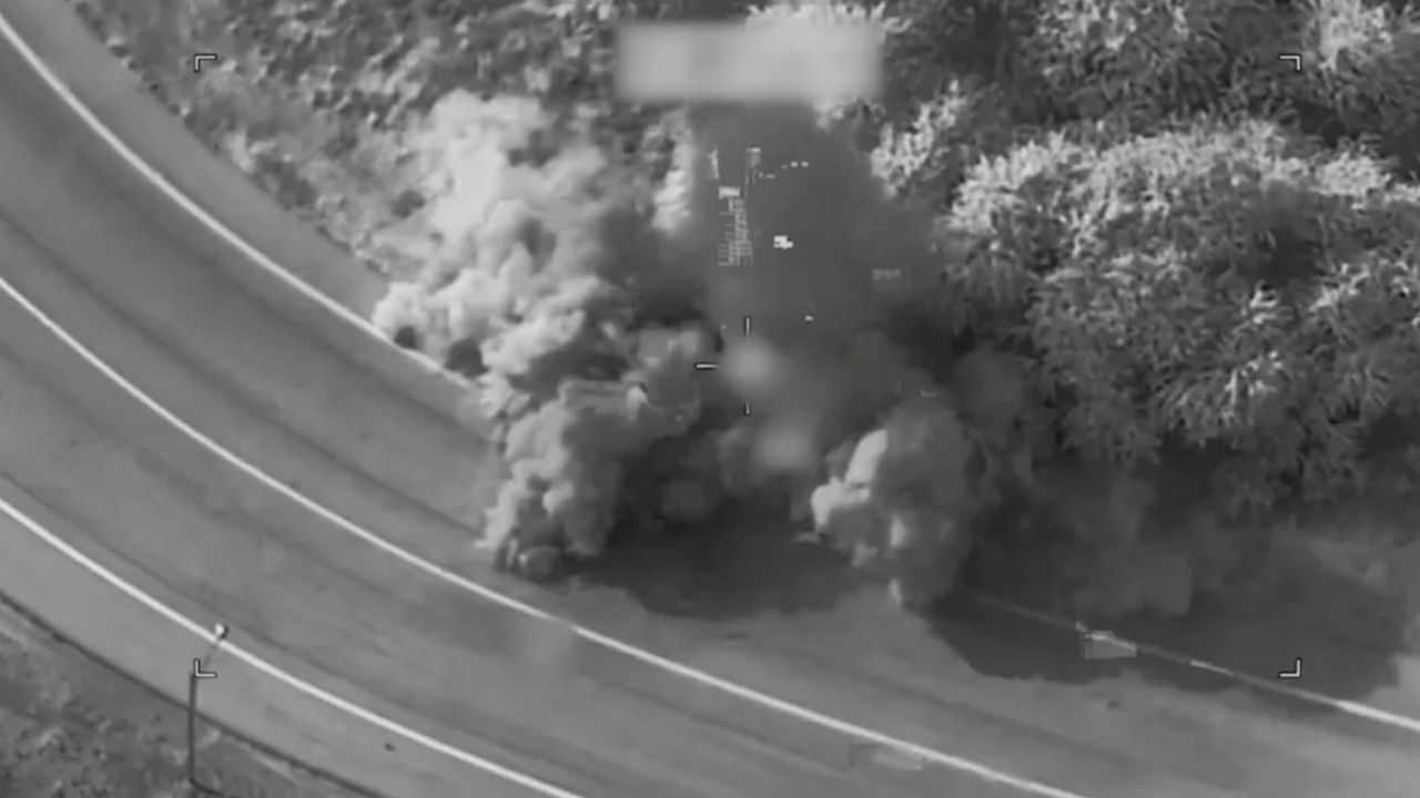 US strikes Iran as Tehran warns of Mideast reprisals Smoke rises