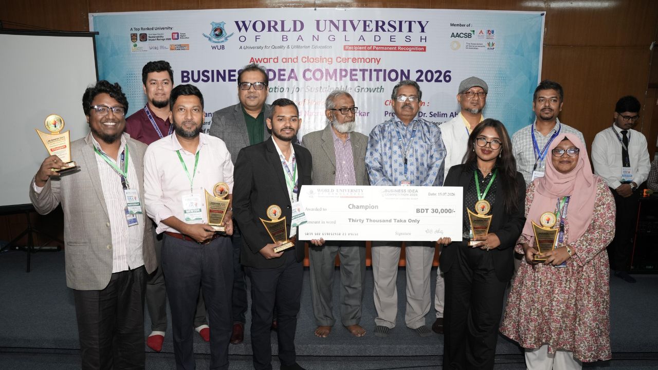 WUB honours student innovators at sustainable business competition WUB