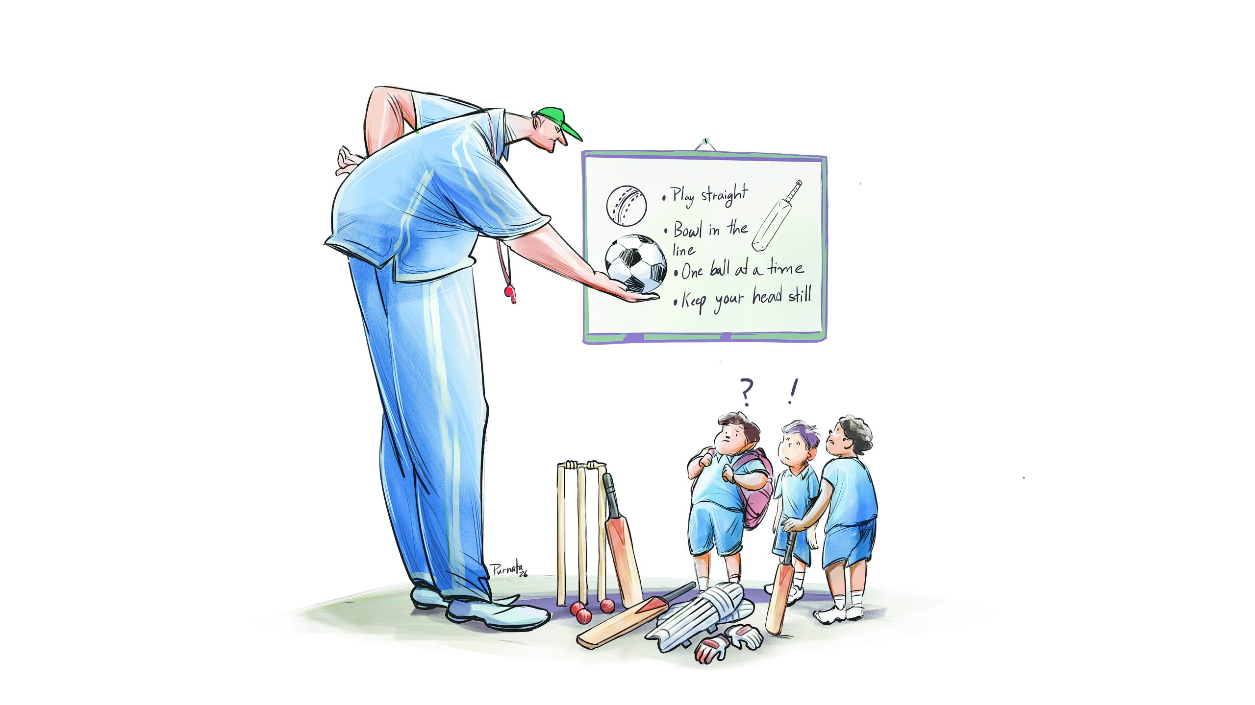 Coaching knowledge gap risks years of built up authority bcb cartoon