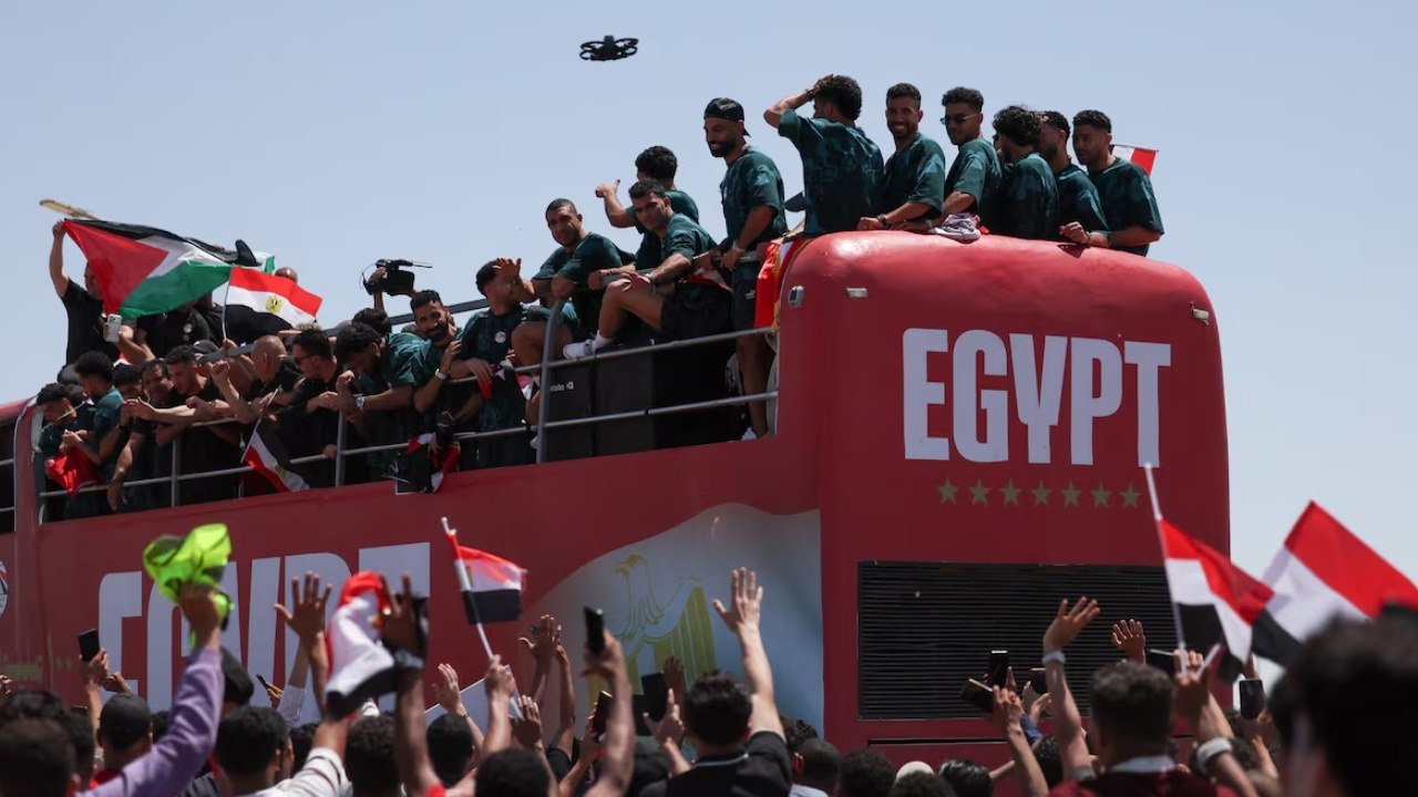 ‘You made us proud’: Egypt heroes given rapturous homecoming egypt world cup
