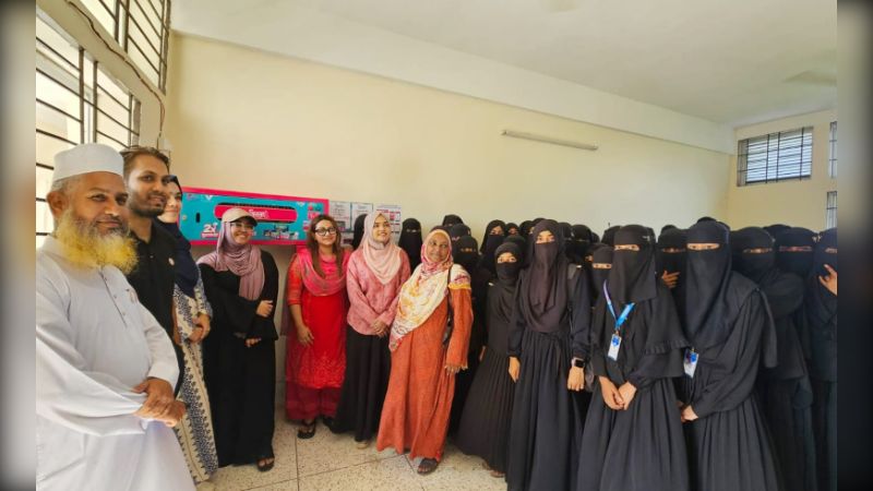 Fresh Anonna installs sanitary napkin vending machines in madrasahs Fresh Anonna