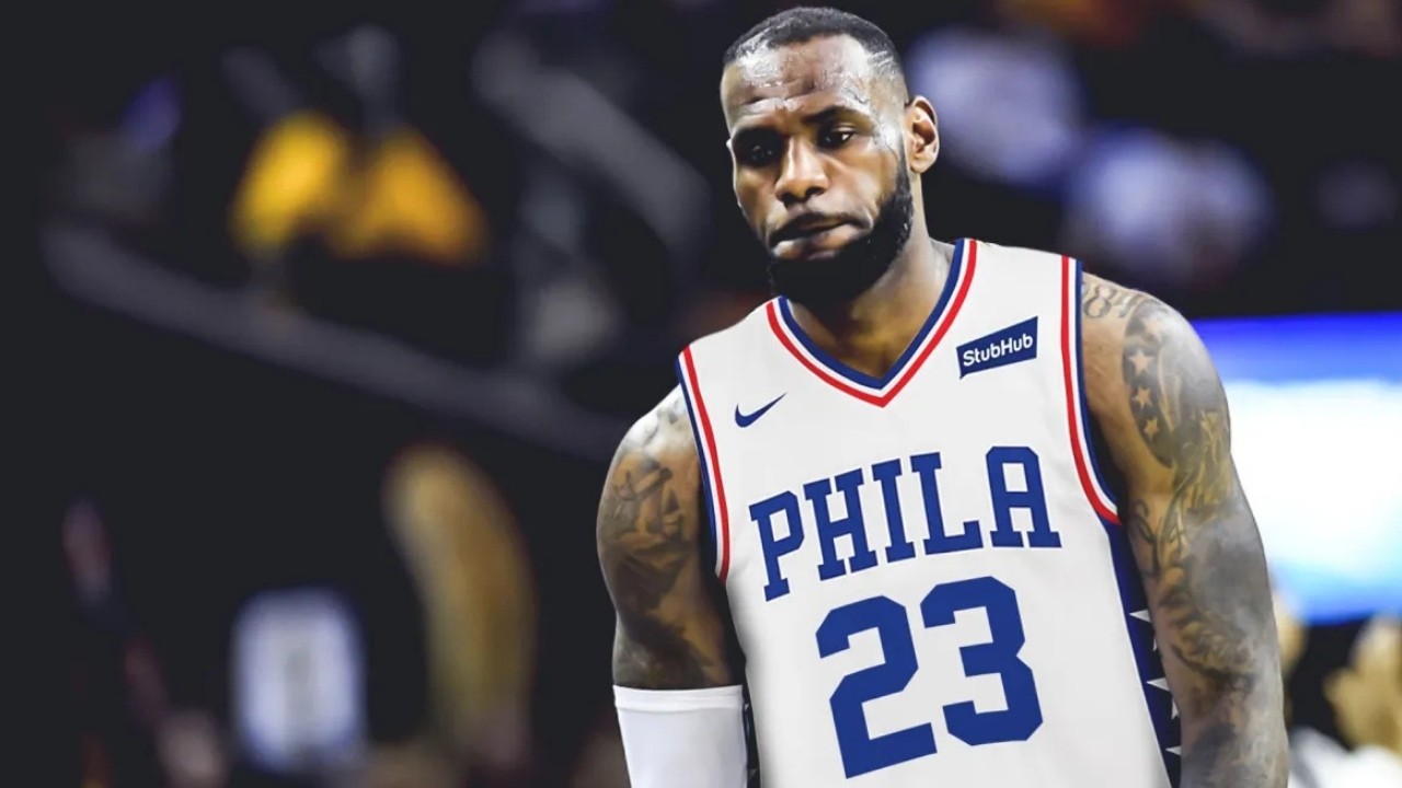LeBron James chooses 76ers for his 24th season lebron 76ers