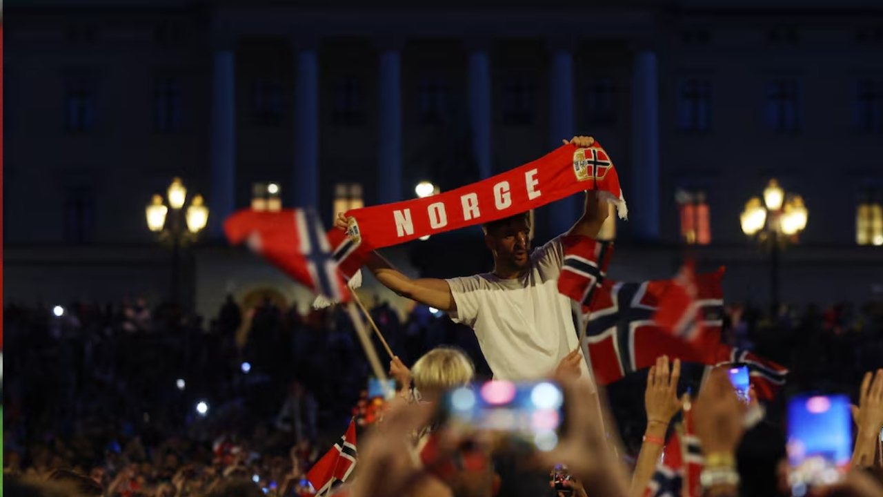 World Cup dream ends but party goes on for proud Norwegians in Oslo norway fans world cup