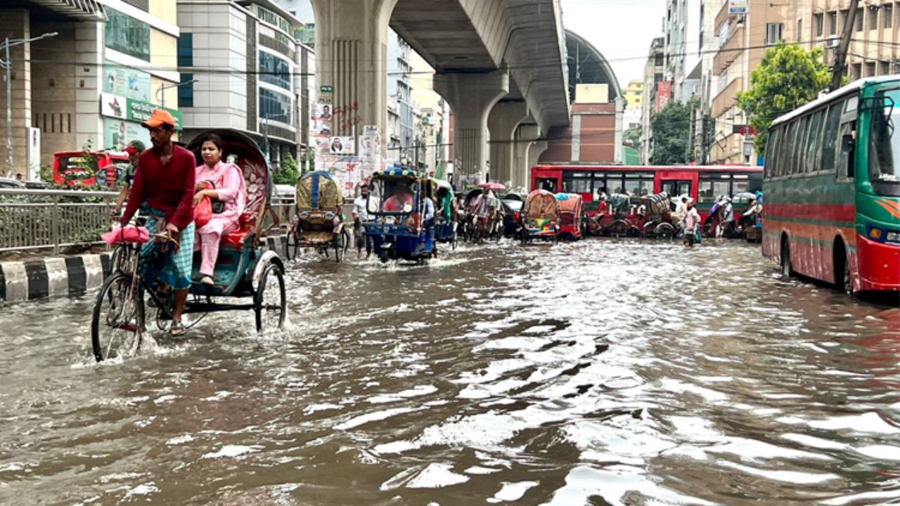 A few hours of rain, city flooded again city flooded