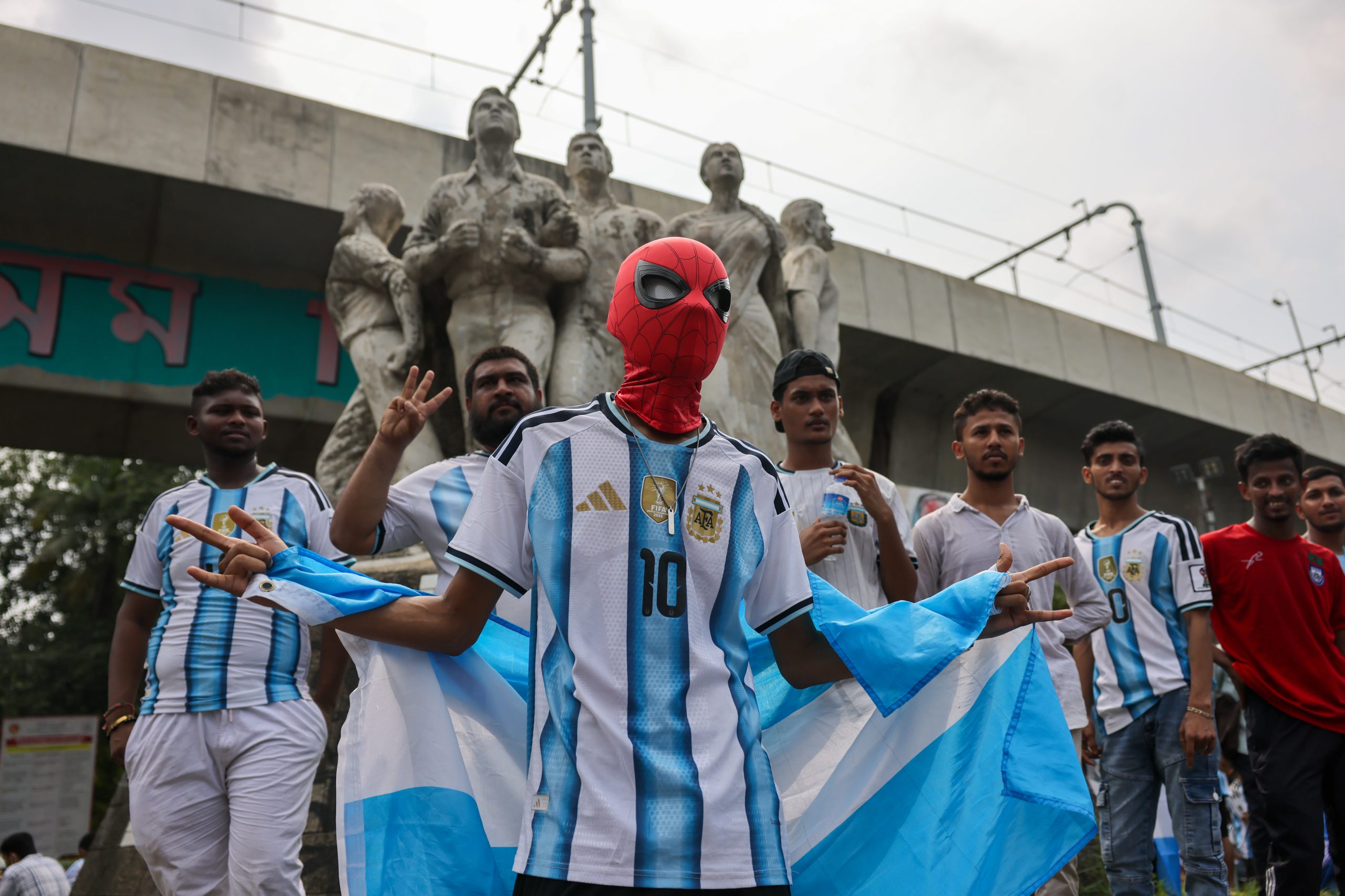 Bangladesh Argentina supporters