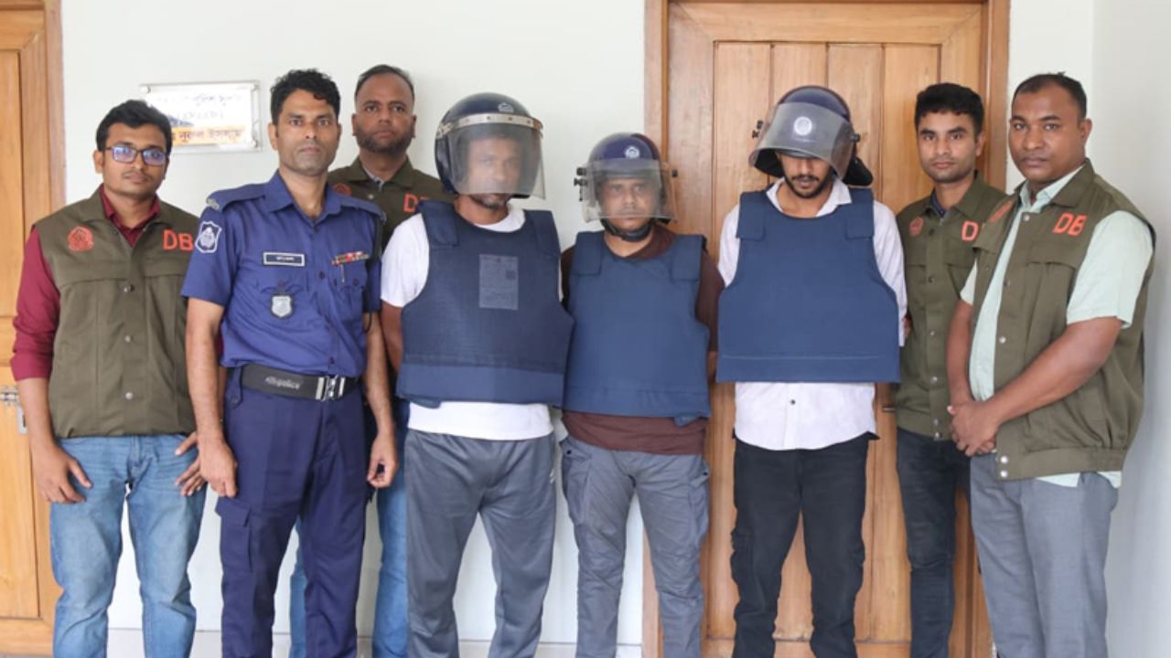 Four arrested