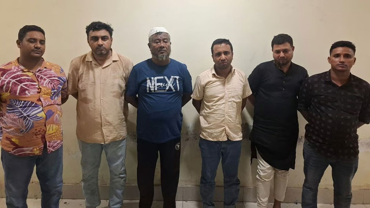 Six AL men held in Gulshan over secret meeting Six AL men held in Gulshan