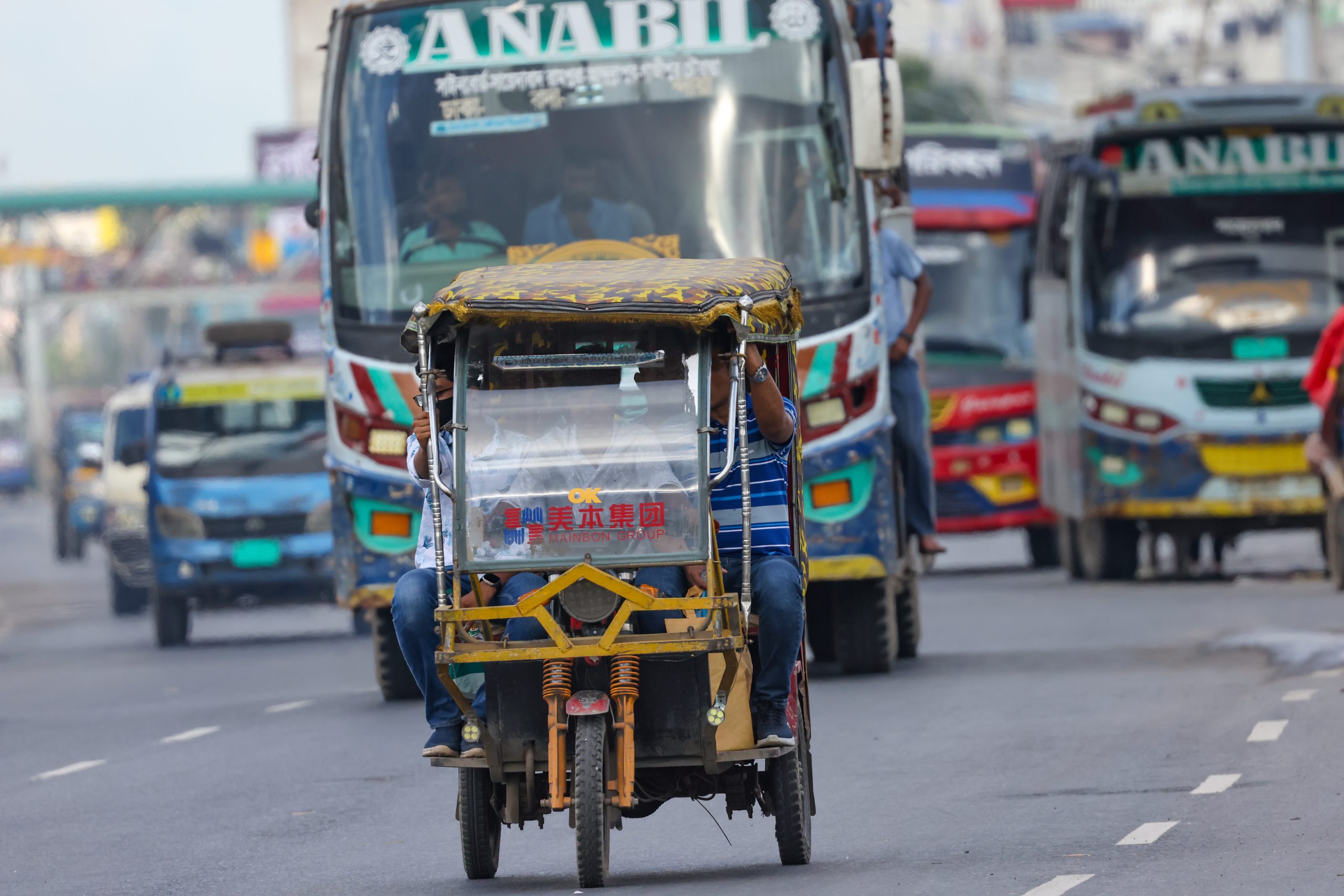 Battery-run rickshaws