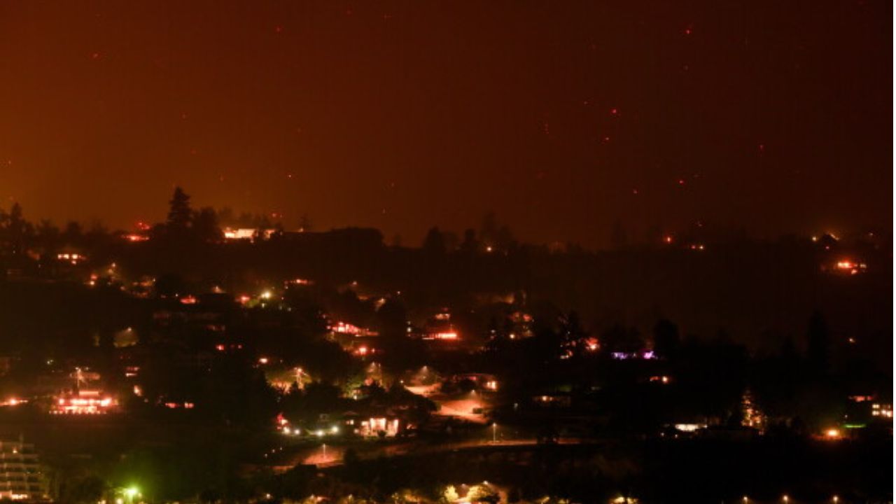 Canada wildfire out of control, emergency declared Canada wildfire emergency