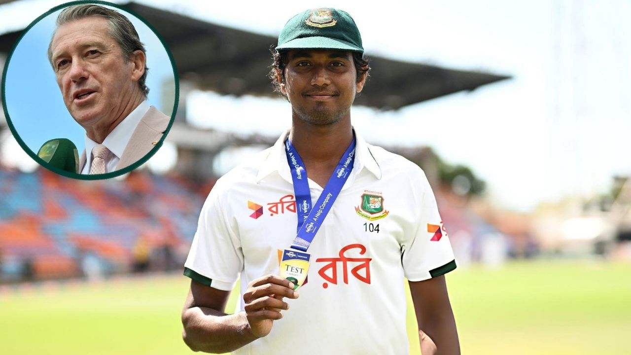Hasan Mahmud’s Darwin heroics draw praise from McGrath