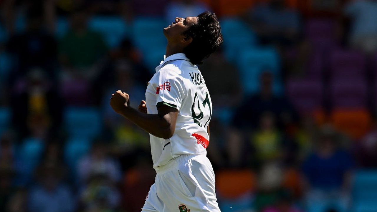 Hasan nears fifer as Australia slump to 183/8