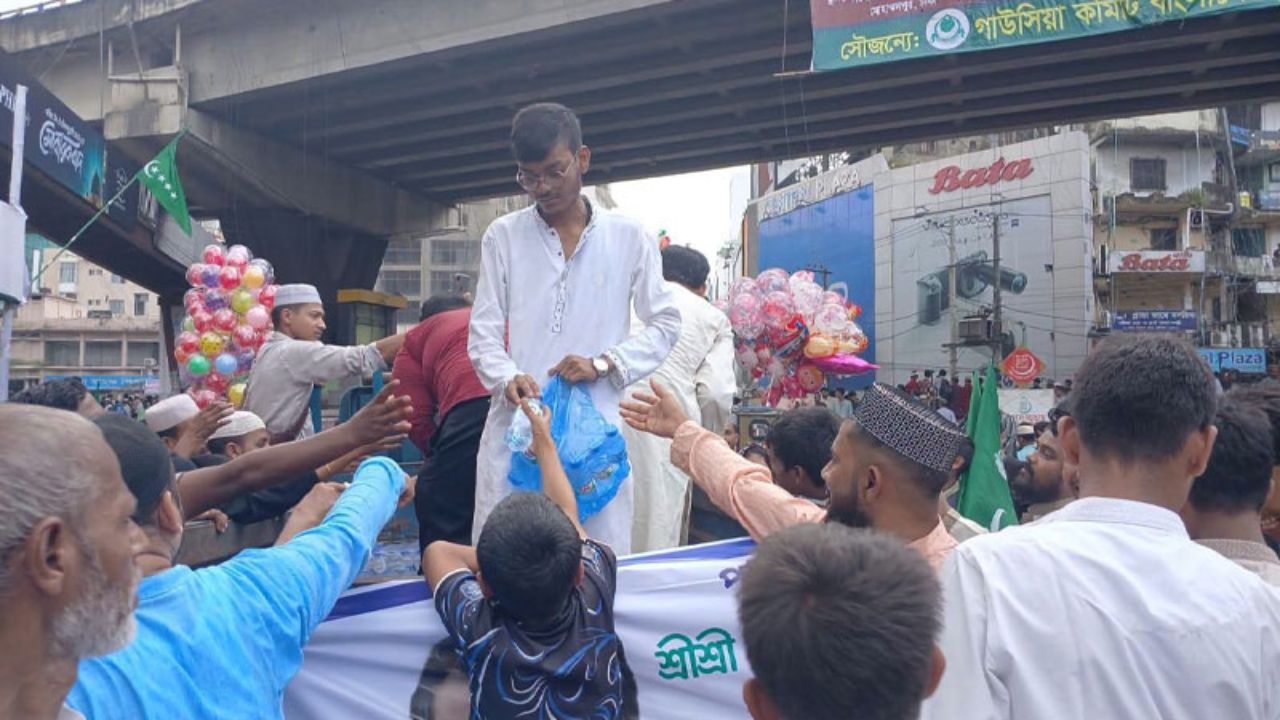 Someone distributes 