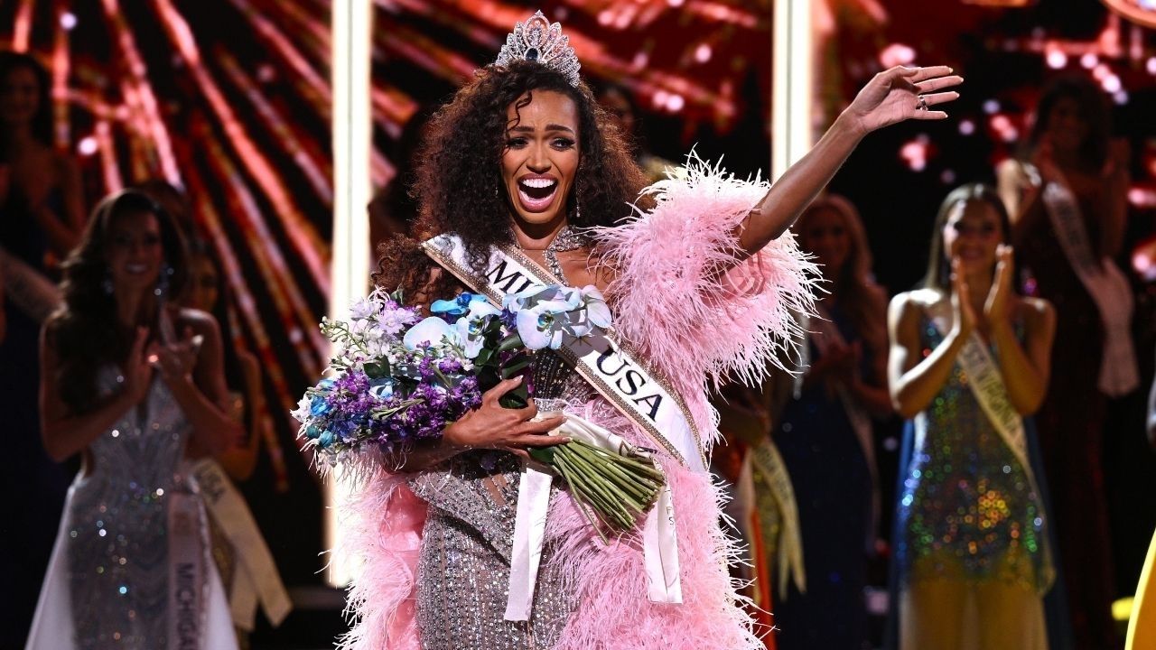 From scandal to history: married mum wins Miss USA