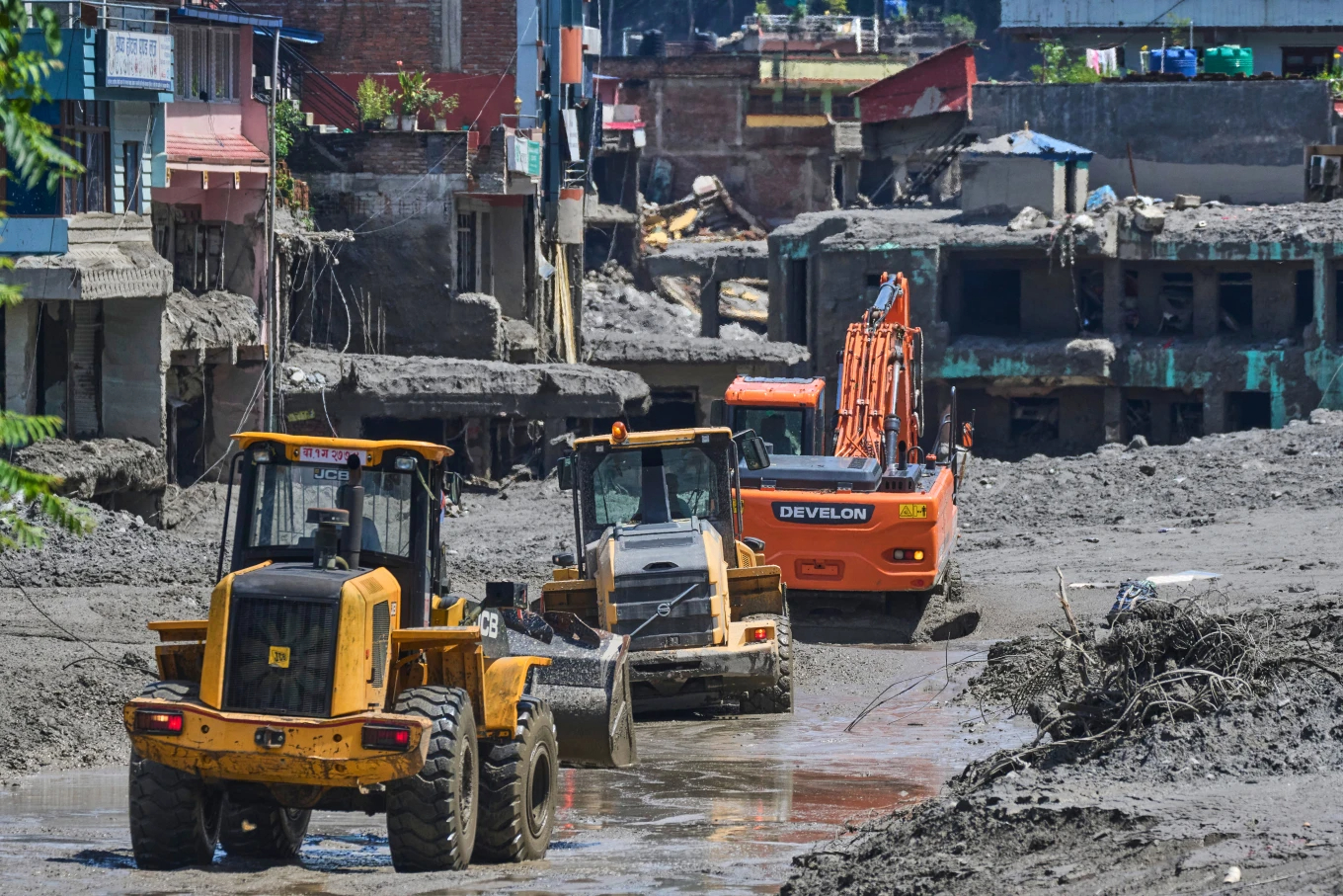 Nepal-Tibet glacial collapse