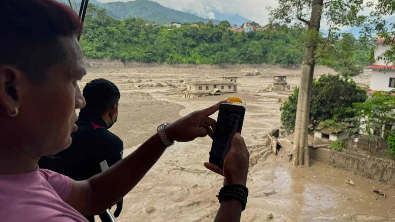 Nepal Tibet flood devastation