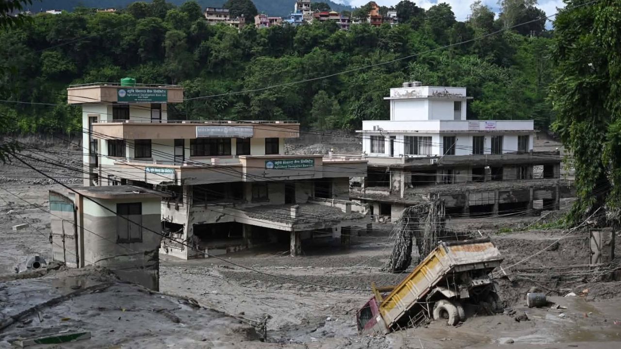 Nepal-Tibet border flash flood