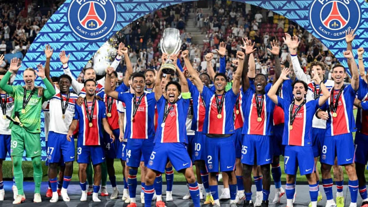 PSG beat Aston Villa to retain UEFA Super Cup