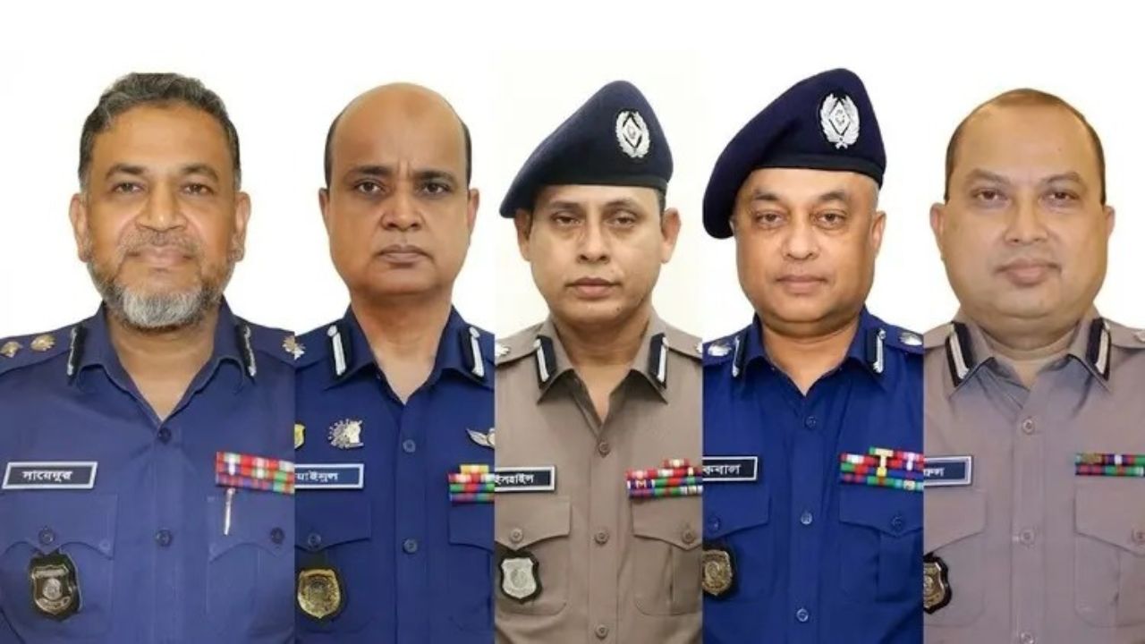Five police officers promoted to additional IGP Five police officers promoted additional IGP