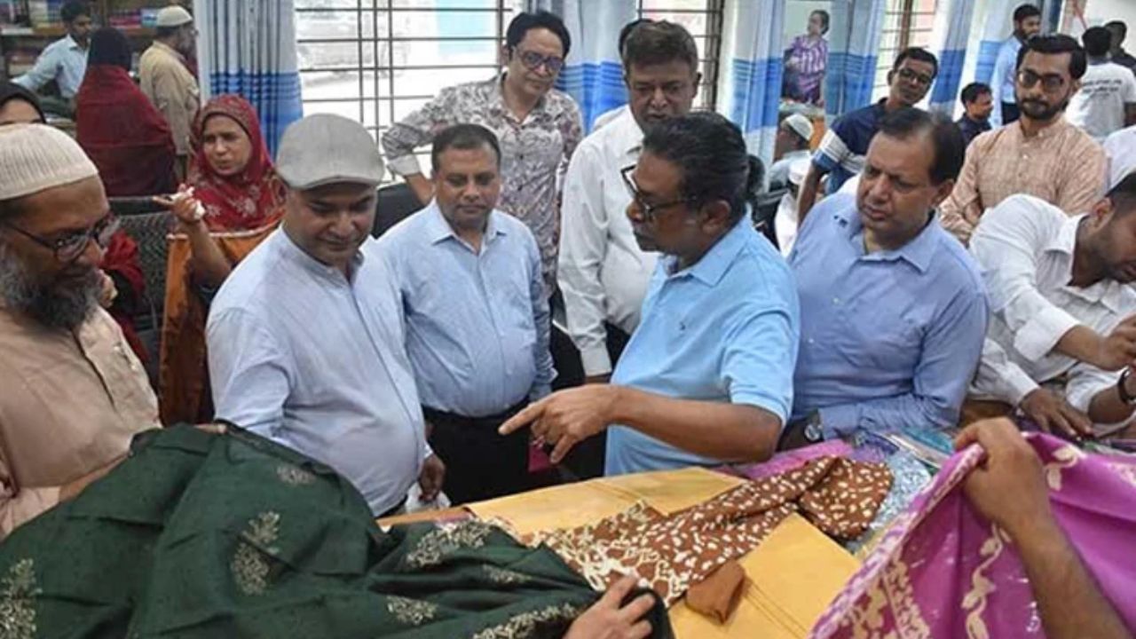 Saimum Parvez inspects Rajshahi Silk factory modernization Rajshahi Silk factory