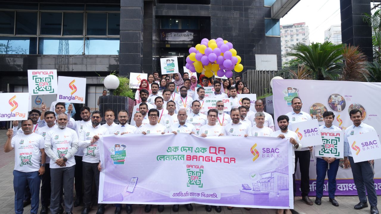 SBAC Bank launches Bangla QR initiative, signs up merchants SBAC Bank