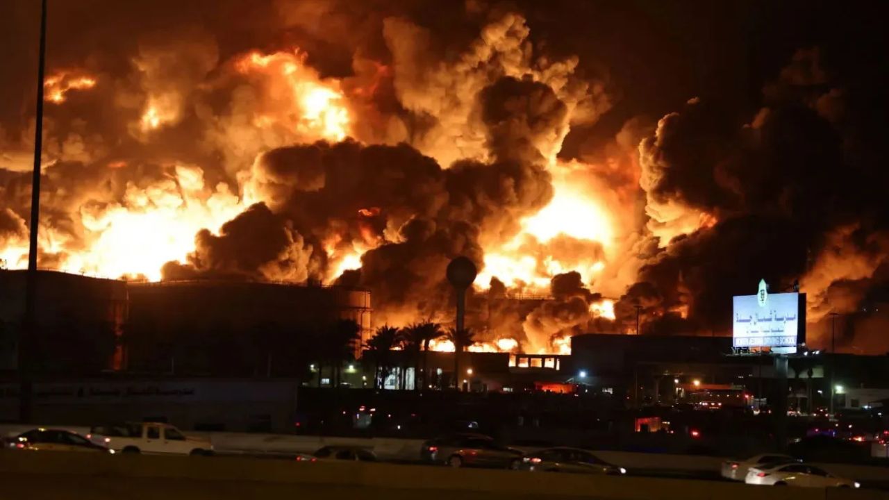 Saudi sofa factory blaze
