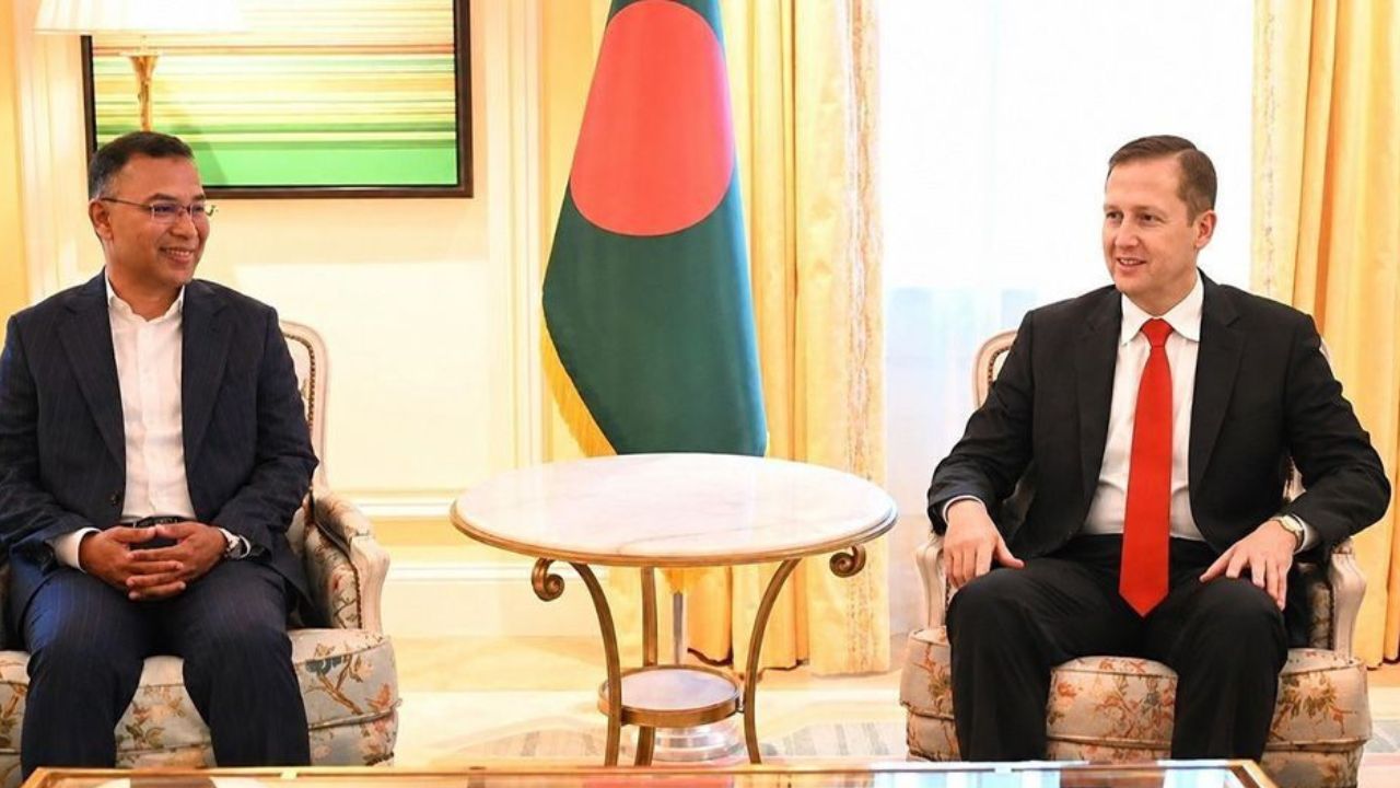 Sergio Gor and PM Tarique Rahman