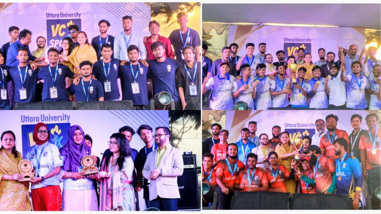 Uttara University VC Sports Week 2026 draws 540 athletes Uttara University