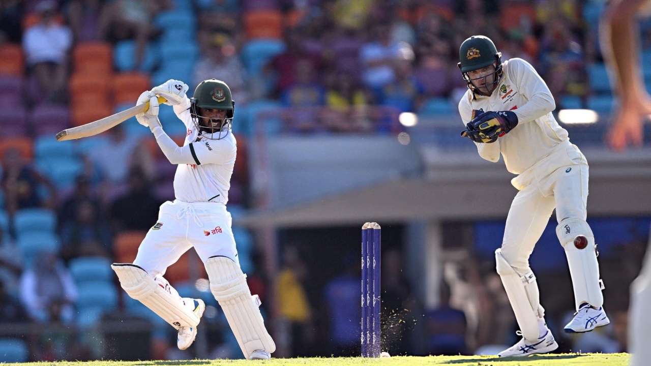 Hazlewood dismisses Mominul for 49
