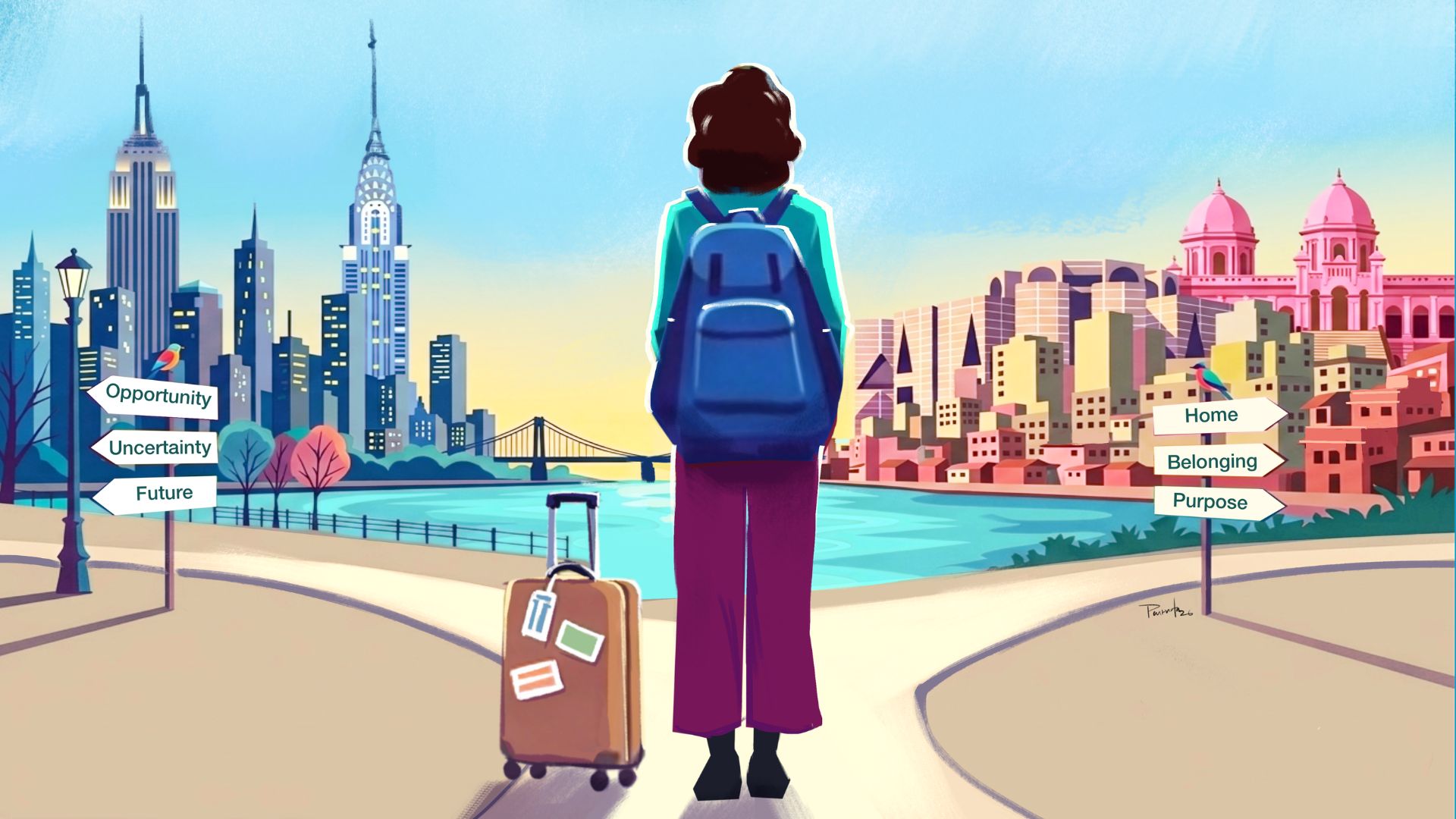 Neither way home (Part 2): ‘Why did you decide to come back?’ Represntation international student's life in America