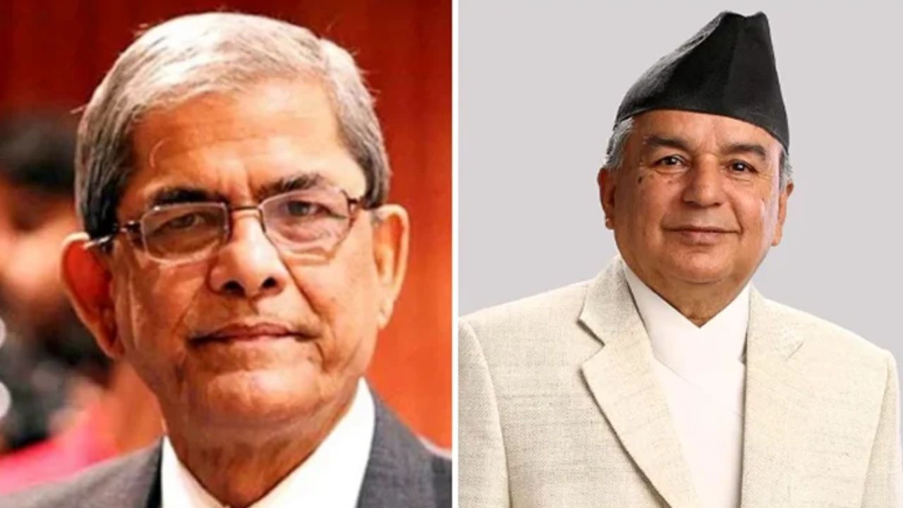 Nepal President congratulates Mirza Fakhrul nepal president