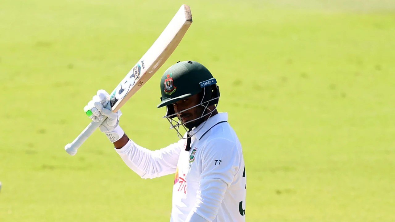 Tanzid Hasan hits maiden Test century