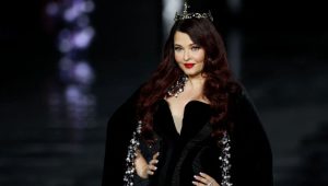 Aishwarya Rai closes L’Oréal Paris show in dramatic black couture